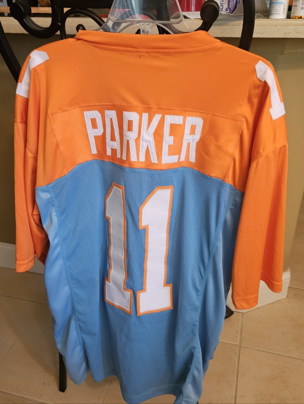 Parker #11 Mens Jersey, XL, DOLPHINS JERSEY